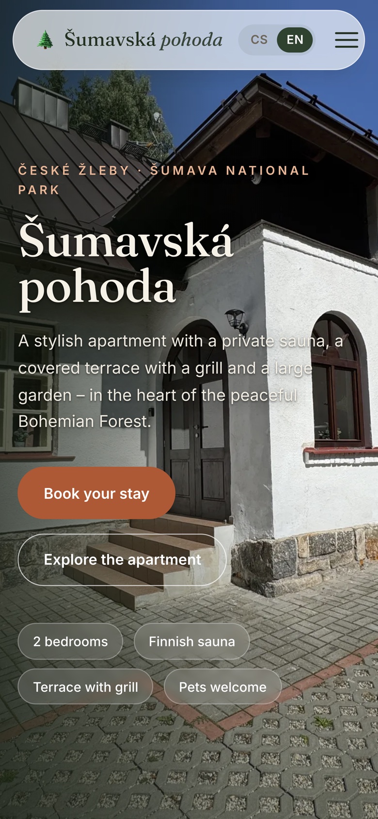 Šumavská Pohoda — hero (mobil)
