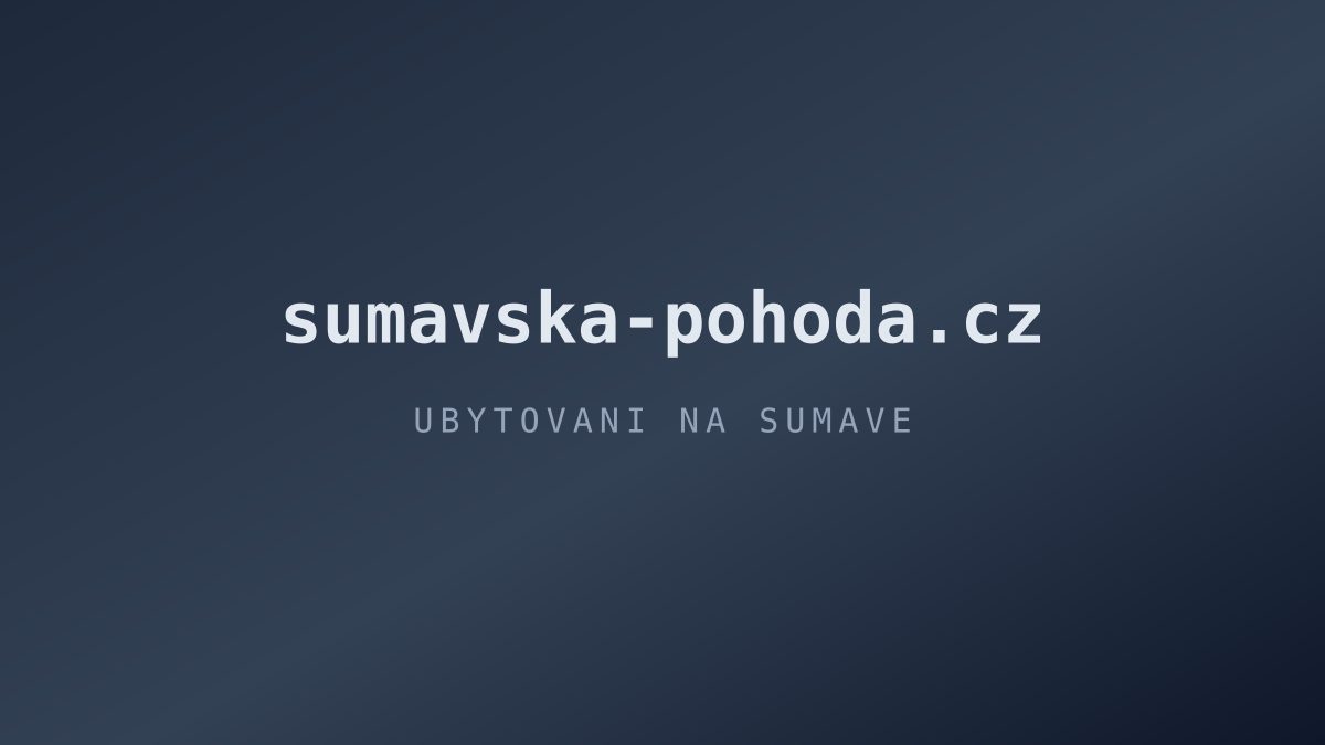 sumavska-pohoda.cz – náhled